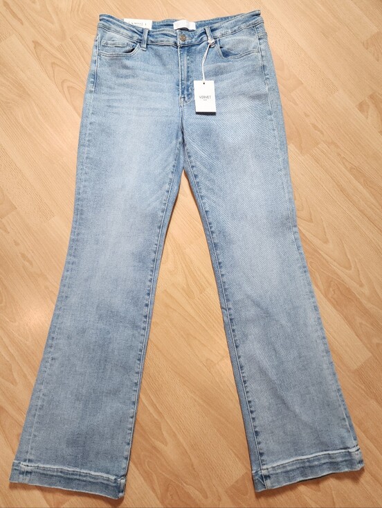 Vervet Denim - NWT Vervet Miranda Midrise Bootcut Lightwash Jeans Women's Size 33 (16) Stretch